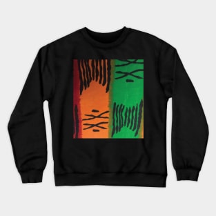 Colorful Mudcloth Crewneck Sweatshirt